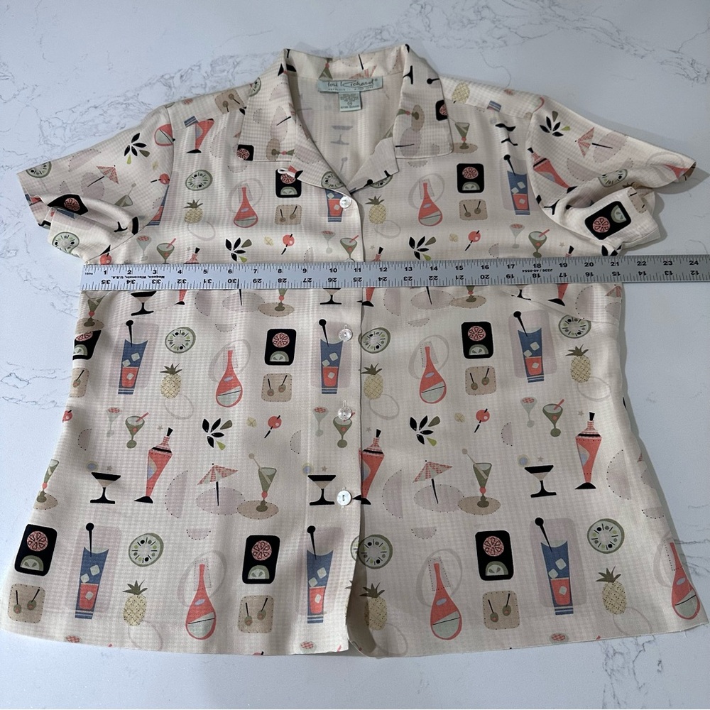 Tori Richard Silk Fun Print Shirt Pant Set 14 - Picture 16 of 16